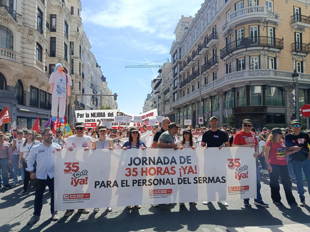 CCOO Sanidad Madrid tweet media