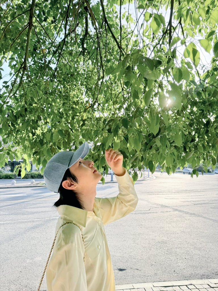 Love how our Spring Prince enjoying the nature and sunshine