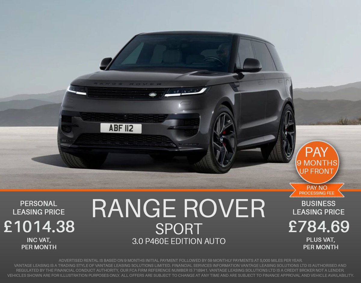 Vantage_Leasing's tweet photo. 4️⃣ ✖️ RANGE ROVER SPORT EDITION HYBRIDS REMAINING
Our Rates Include
✅️ Black Contrast Roof
✅️ Black Windsor Leather Interior
✅️ SV Bespoke 22" 5131 Satin Black Alloy Wheels
✅️ Red Brake Calipers
✅️ Black Exterior Pack
✅️ Privacy Glass https://t.co/pfF4cskhFr