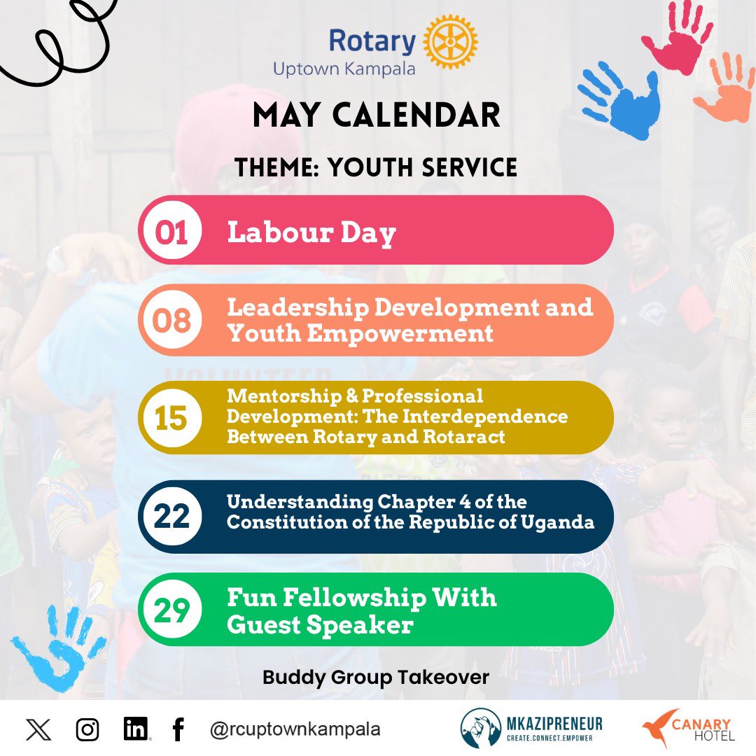 💫Rotary Club of Uptown Kampala✌ tweet media