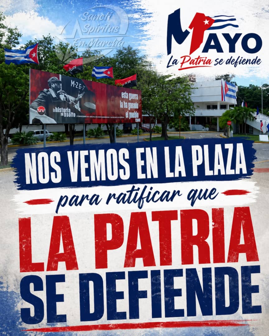 En #SanctiSpíritusEnMarcha por la paz, la independencia y la soberanía. #LaPatriaSeDefiende
<a href="/DeivyPrezMartn1/">Deivy Pérez Martín</a> <a href="/Osmundo37259902/">Osmundo Martínez Montes de Oca</a> <a href="/ev6882666/">Eduardo Vera</a> <a href="/VeitiaAlien/">Alien Veitía Pérez</a>