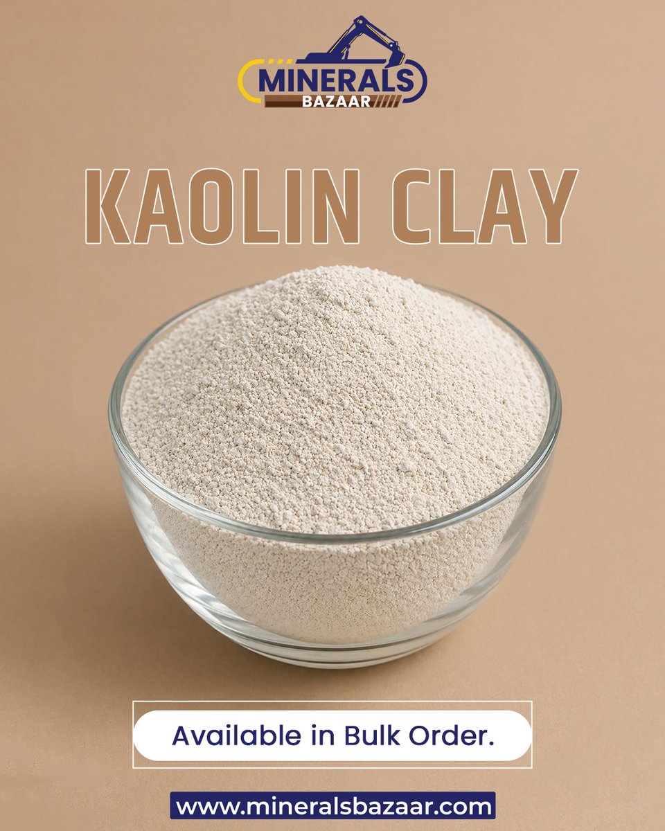 mineralsbazaar's tweet image. Looking for high-quality Kaolin Clay for your business?
📞 +91 7600216429
🌐 mineralsbazaar.com/product/kaolin…

#KaolinClay #IndustrialMinerals #BulkSupply #MineralsBazaar #CeramicIndustry #PaperIndustry #PaintIndustry #BulkOrders #MineralSupplier #QualityMaterials