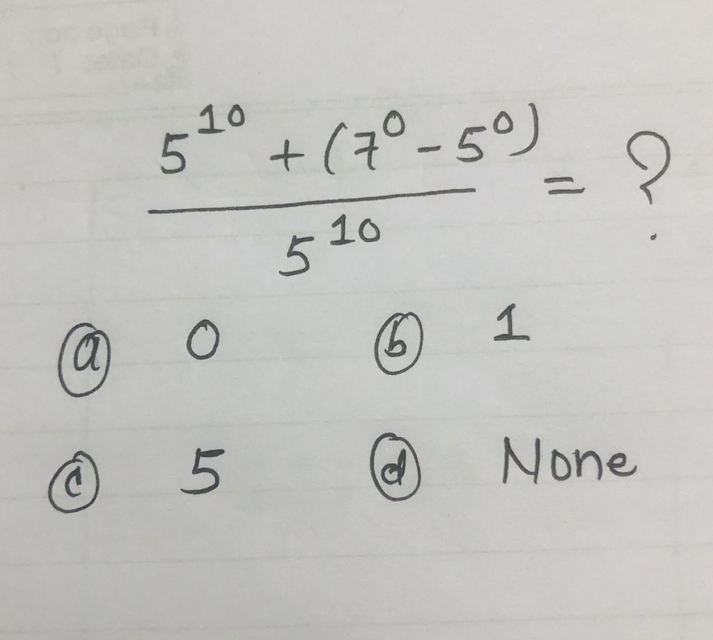 [5^10+(7^0-5^0)]/5^10=?