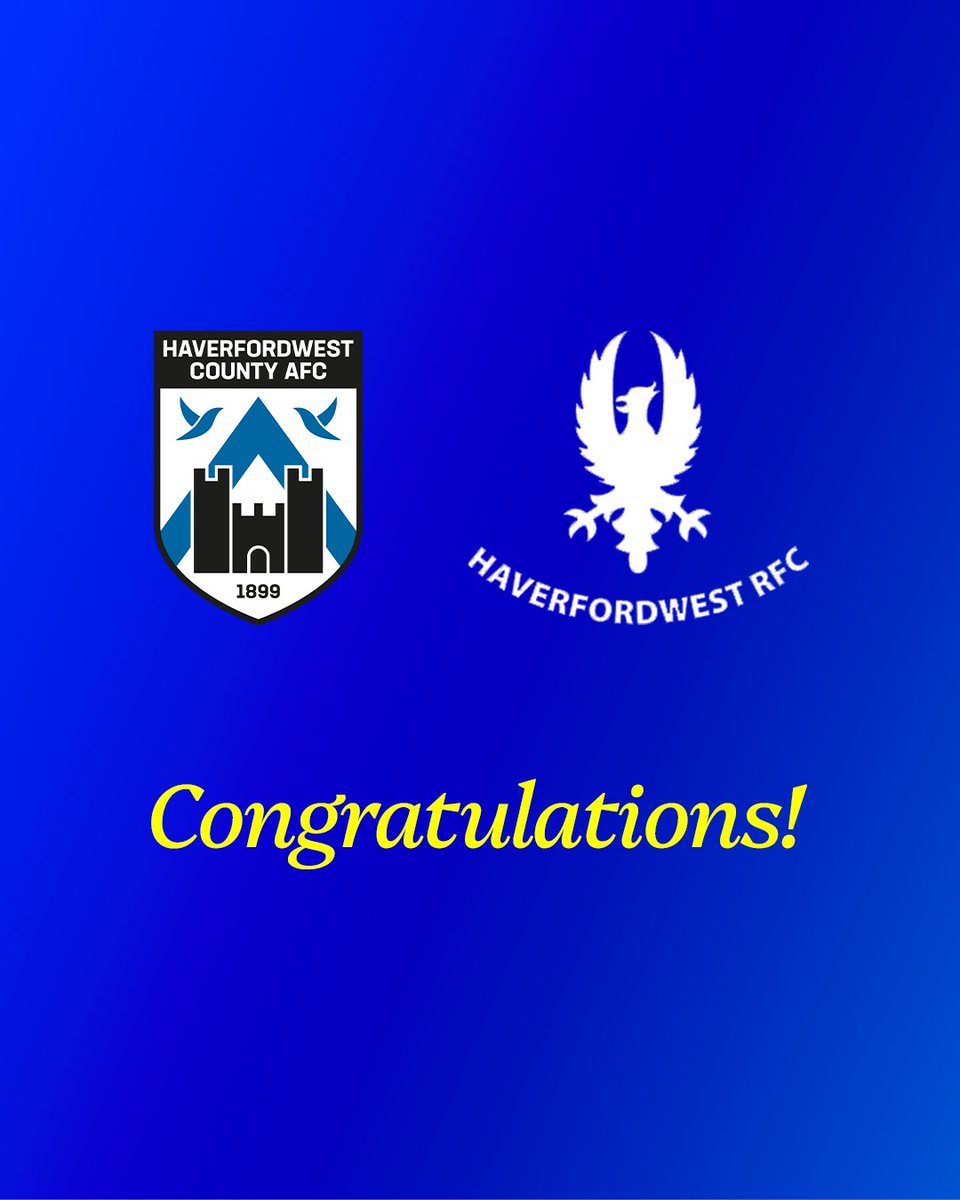 Haverfordwest County AFC 🏴󠁧󠁢󠁷󠁬󠁳󠁿 tweet media
