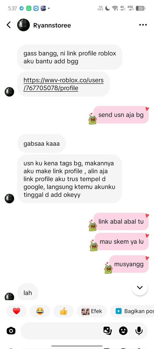 mel fast resp on wa 🍭 • @ after dm tweet media