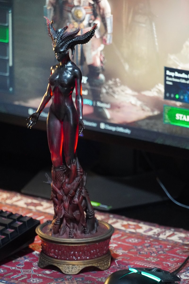 Grisy_Studio's tweet image. #Diablo #DiabloIV #Lilith #Blizzard #FanArt #3DArt #ZBrush #Blender #CharacterArt #GameArt #3DPrinting #CollectibleFigure #Miniature
