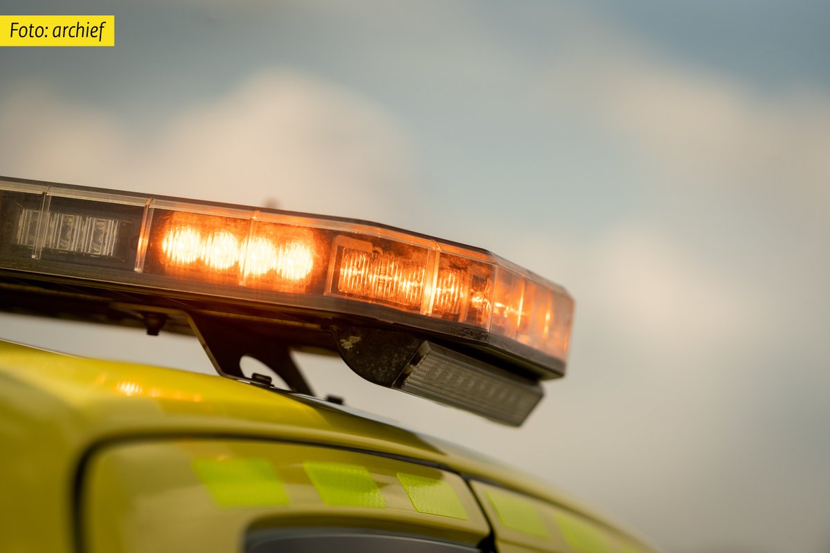 Ongeval op N57 bij Stellendam