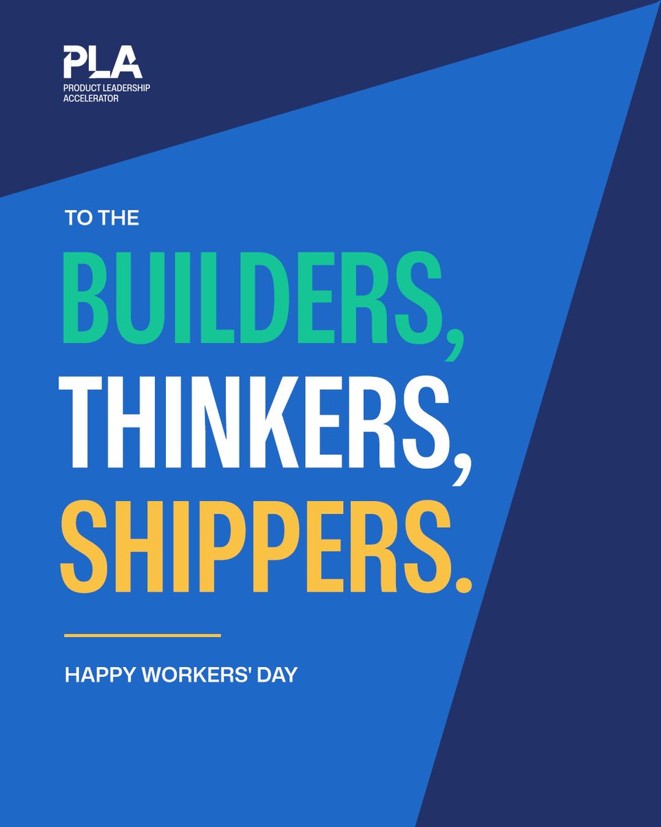 AfricaPLA's tweet image. Behind every seamless user experience and every successful product is one thing: people who do the work. The ones who ship. The ones who rethink. The ones who start again when things don't go as planned.

Happy Workers' Day from all of us at the PLA

#WorkersDay #Product
