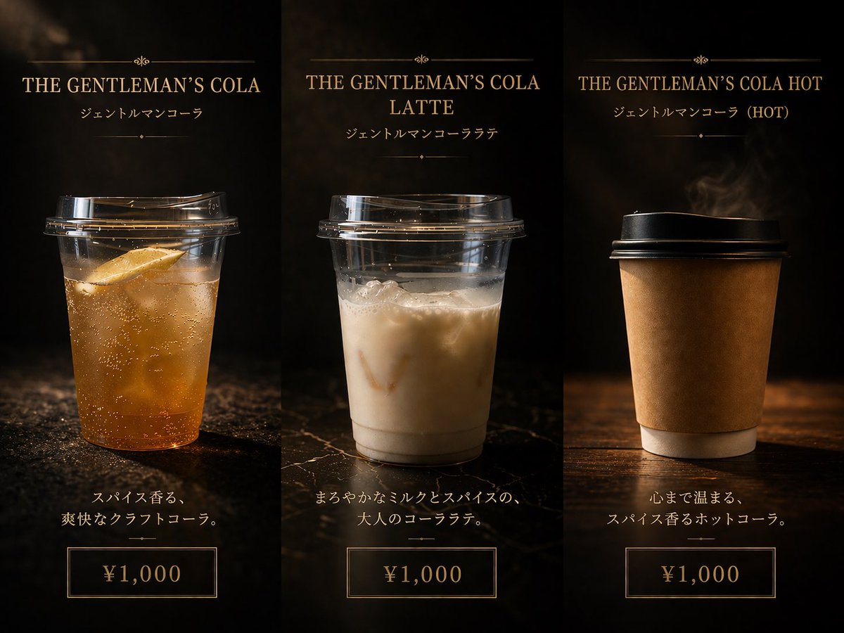 ジェントルマンコーラ®︎/ The Gentleman’s Cola tweet media