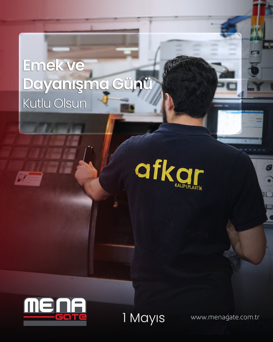 menagategroup's tweet photo. Emekle üreten, alın teriyle değer katan tüm çalışanların
1 Mayıs Emek ve Dayanışma Günü kutlu olsun.

Gücümüz emeğimizden geliyor. https://t.co/RSdL8Yxam1