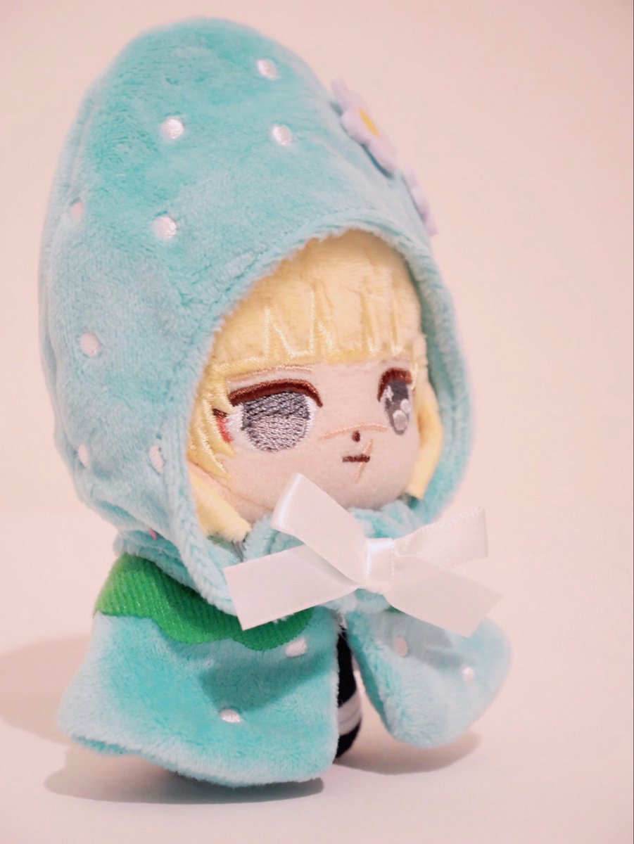 ぷりぬいちゃん、🍓の妖精にしました🧚 つぶらなひとみ