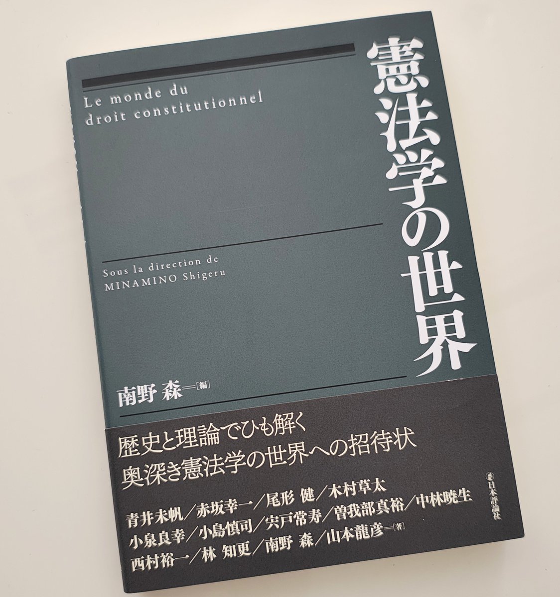 大型連休に読んでいただきたい憲法の本】 『憲法学の世界』南野 森