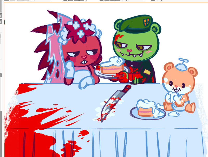 Lui_ra_artist's tweet photo. Don't get mad hun, not all the guests are dead https://t.co/d8wlBlHsgP