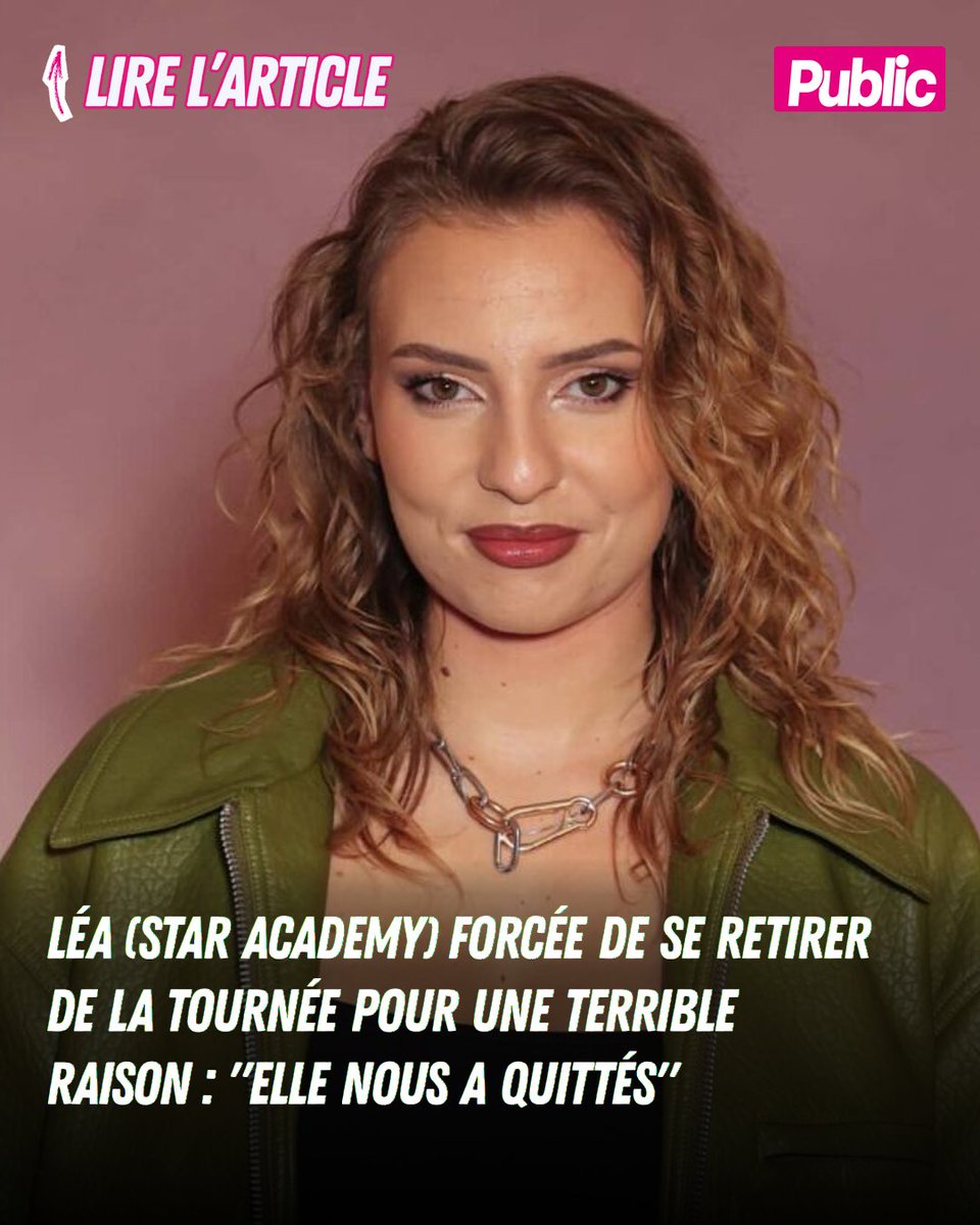 InsidePublic's tweet image. public.fr/lea-star-acade…
La finaliste de la Star Academy Léa Doffey a annoncé la mort de sa grand-mère en pleine tournée. Malgré le deuil, la chanteuse a promis d'assurer un ultime concert émouvant à Bordeaux avant de se retirer temporairement pour rejoindre ses proches. 

#people