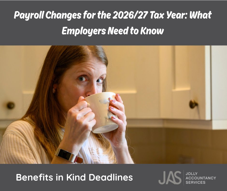 JollyAccounts's tweet photo. 𝗕𝗲𝗻𝗲𝗳𝗶𝘁𝘀 𝗶𝗻 𝗞𝗶𝗻𝗱 𝗗𝗲𝗮𝗱𝗹𝗶𝗻𝗲𝘀
Missed the deadline to payroll benefits?
You’ll need to continue submitting P11Ds and a P11D(b).
Don’t forget — the deadline is 6 July. Late submissions can lead to penalties.

https://t.co/6pFMrLMKU6

#Blog #LocalAccountant https://t.co/2mIbY6vlxf