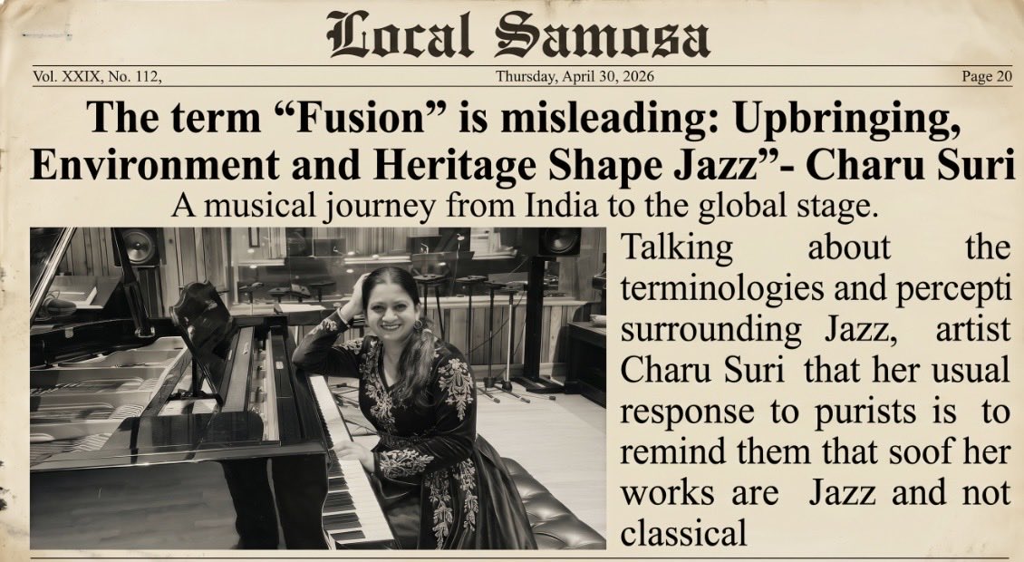 charusurimusic's tweet image. Thank you for this beautiful International #Jazz Day feature, Local Samosa, which allowed me to talk about “fusion” misnomers and how tradition and culture shapes jazz. @LocalSamosa 

🗞️ localsamosa.com/people-culture…