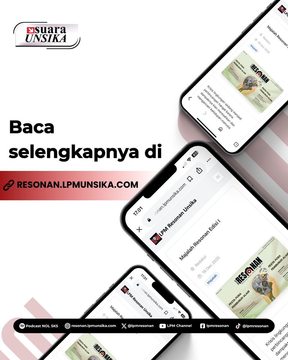 Lembaga Pers Mahasiswa Resonan Unsika tweet media