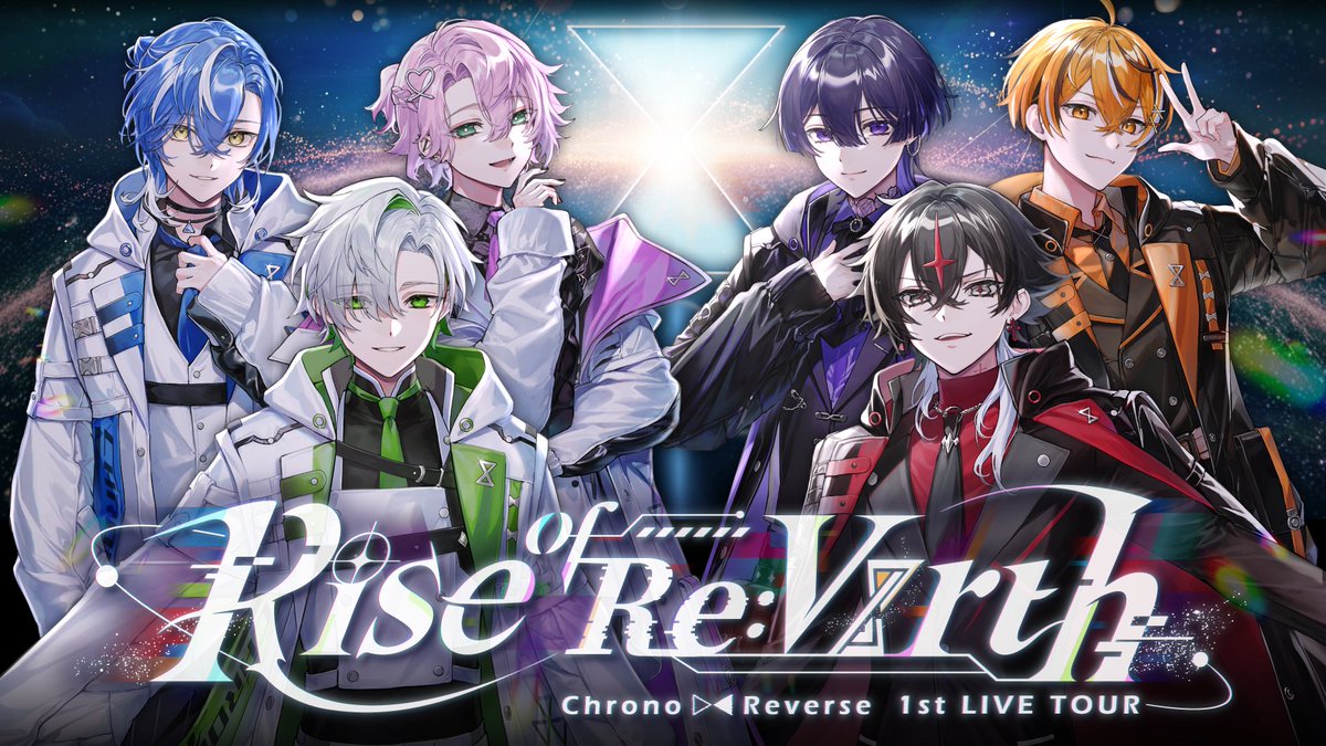 【Works】
Chrono▷◀Reverse 1st Live Tour
「Rise of Re:Virth」

LiveOPの楽曲制作を担当させて頂きました！

#クロノヴァ #ChronoReverse