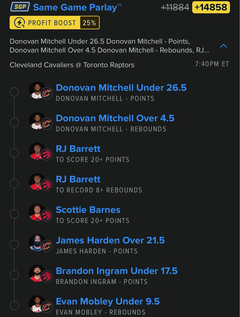 Lottolocks's tweet image. +14858 #NBA BOOSTED CAVS @ RAPTORS LOTTO 🔥

@Playbook (link to tail in comments 🔗)
