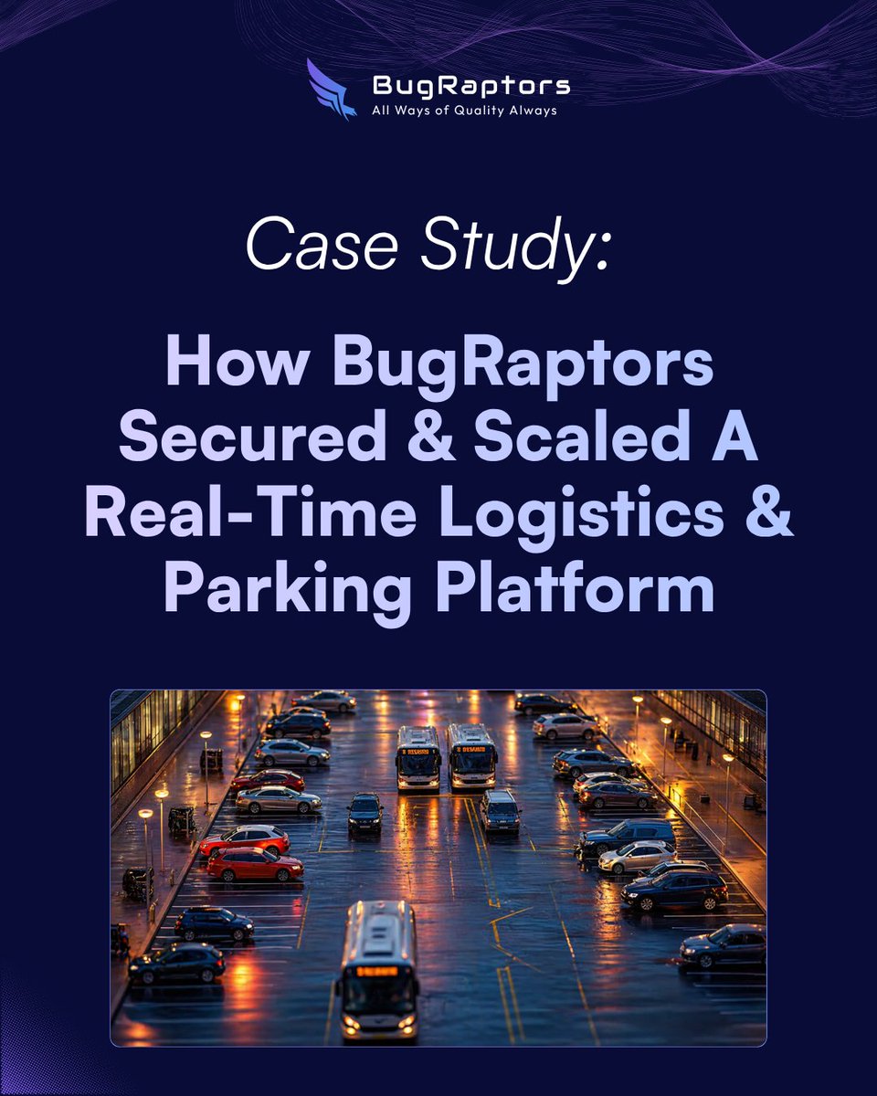 BugRaptors's tweet image. Most platforms don’t break under load.
They break where no one tested.

See how we secured and stabilized a logistics platform handling real-time payments &amp;amp; traffic:
 bugraptors.com/case-study/log…

#SoftwareTesting #PerformanceTesting