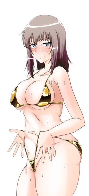 金ビキニな逸見エリカ 