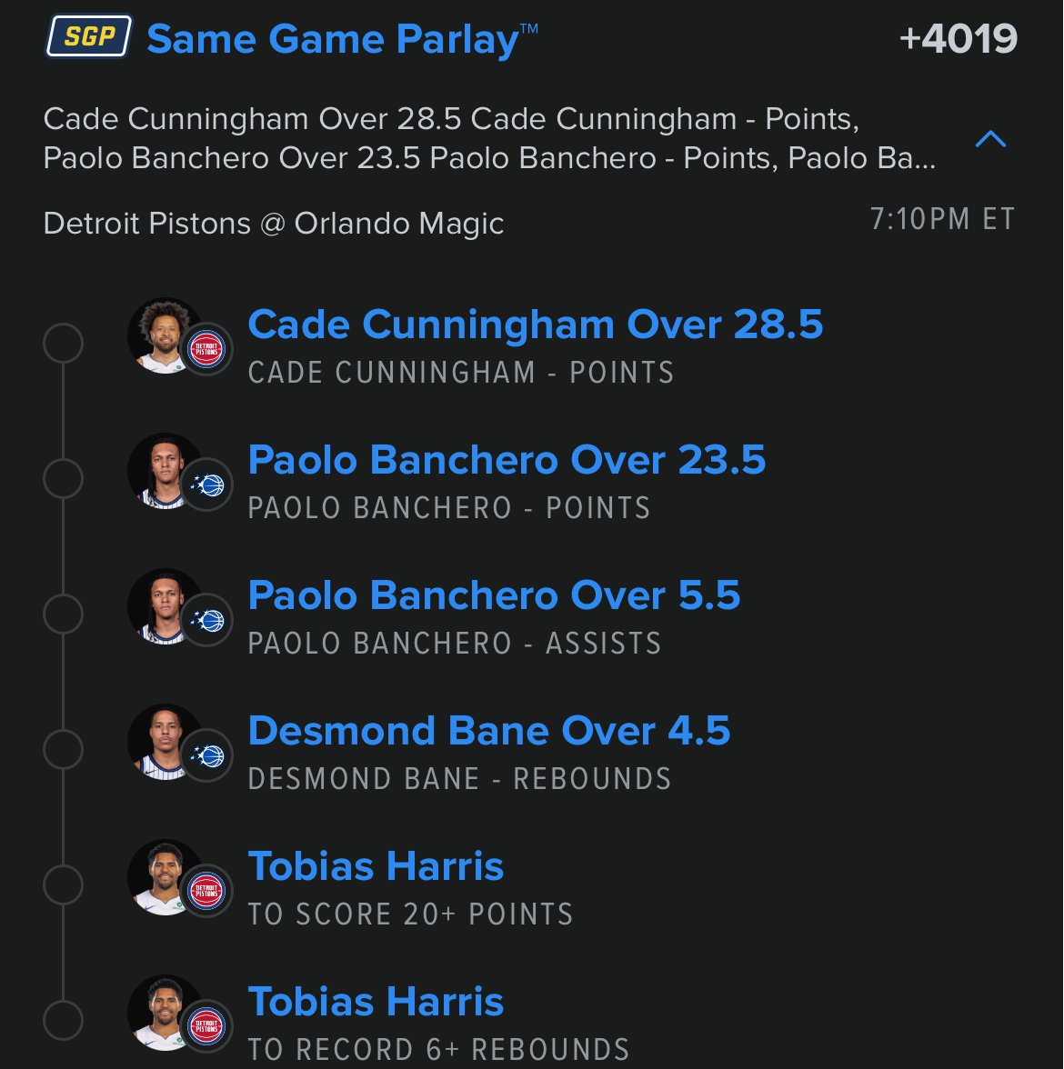 Lottolocks's tweet image. PISTONS / MAGIC LOTTO +4019 #NBA 🏀

@Playbook (link to tail in comments 🔗)