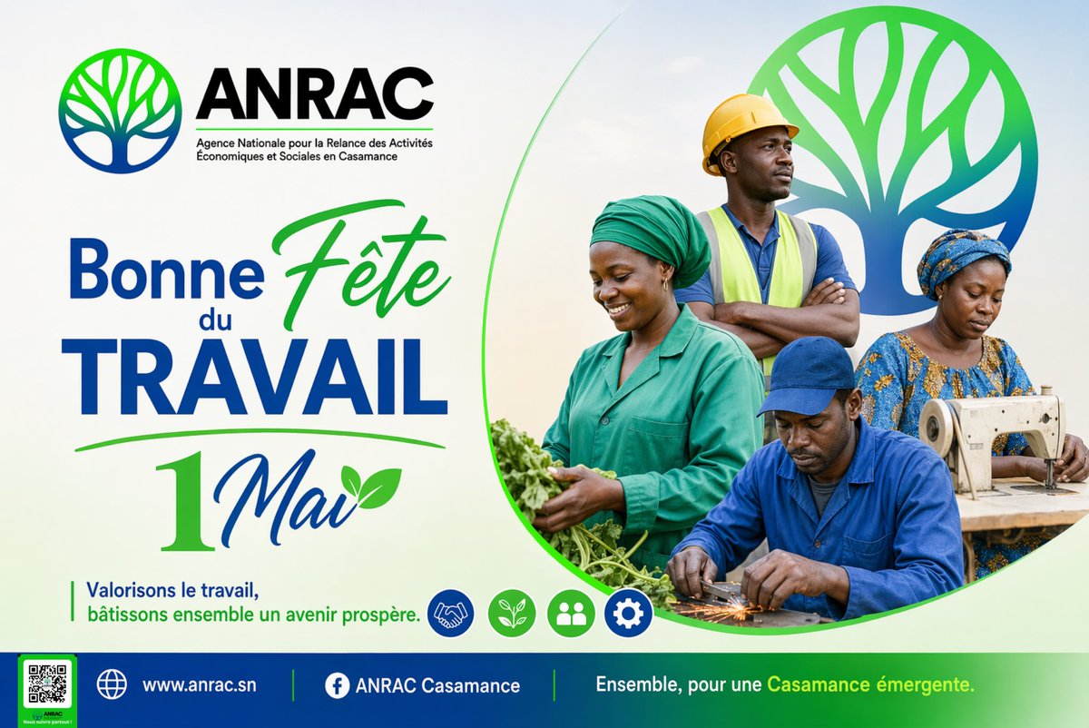 AnracSenegal's tweet photo. 𝗧𝗿𝗮𝘃𝗮𝗶𝗹𝗹𝗲𝘂𝗿𝘀 𝗱𝘂 𝗦𝗲́𝗻𝗲́𝗴𝗮𝗹 𝗲𝘁 𝗱'𝗮𝗶𝗹𝗹𝗲𝘂𝗿𝘀, 𝗻𝗼𝘂𝘀 𝘃𝗼𝘂𝘀 𝗿𝗲𝗻𝗱𝗼𝗻𝘀 𝗵𝗼𝗺𝗺𝗮𝗴𝗲 𝗽𝗼𝘂𝗿 𝘃𝗼𝘁𝗿𝗲 𝗲𝗻𝗴𝗮𝗴𝗲𝗺𝗲𝗻𝘁 𝗱𝗮𝗻𝘀 𝗹𝗮 𝗰𝗼𝗻𝘀𝘁𝗿𝘂𝗰𝘁𝗶𝗼𝗻 𝗱'𝘂𝗻 𝗱𝗲́𝘃𝗲𝗹𝗼𝗽𝗽𝗲𝗺𝗲𝗻𝘁 𝗱𝘂𝗿𝗮𝗯𝗹𝗲 𝗲𝘁 𝗺𝗲𝗶𝗹𝗹𝗲𝘂𝗿 ⵑ https://t.co/QdKiW0jzJ1