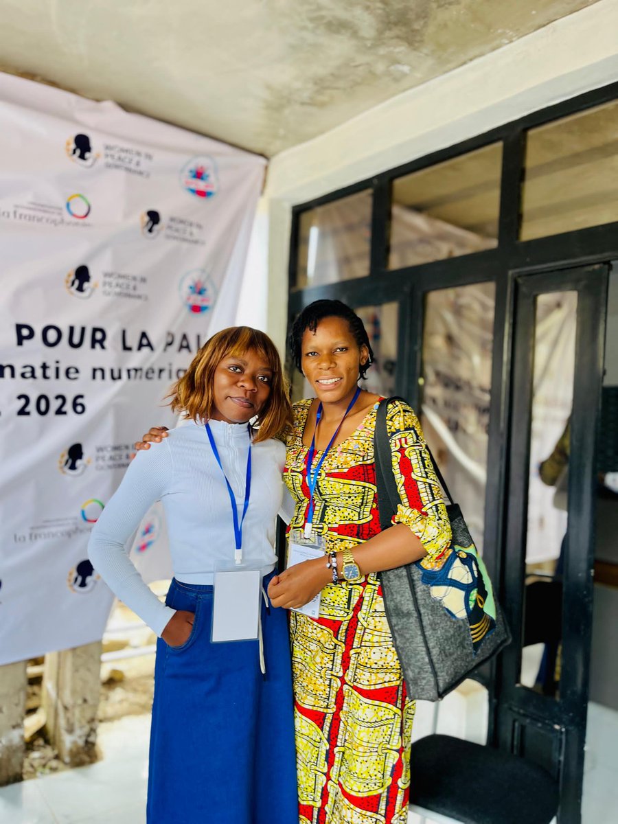 laprunelleasbl's tweet image. #Bukavu : des femmes formées au leadership numérique pour promouvoir la paix

La Prunelle RDC asbl a pris part, ce 30 avril 2026, à un atelier de formation en leadership numérique et diplomatie digitale à travers sa Directrice Exécutive, madame @ClaudineKituma2.

Organisée par