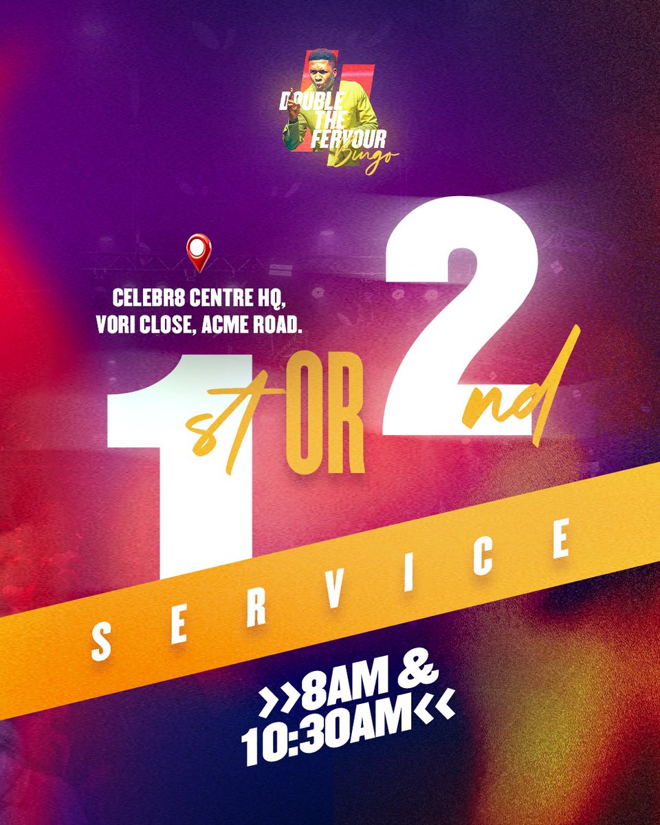 cci_ikeja's tweet photo. Here is our #DoubleTheFervour challenge for the week. 😊

Take pictures during any of our services and share them on social media. 📸🔥

Do not forget to tag us. 👍🏻

We look forward to reposting your moments. 🤭

Whether you are joining us for the first service at 8AM or the second service at 10:30AM, we cannot wait to see you. ❤️

📍 Celebr8 Centre HQ, Vori Close, Acme Road, Ikeja, Lagos.

See you on Sunday. 😃✨

#cciikeja #ccilagos #cciglobal