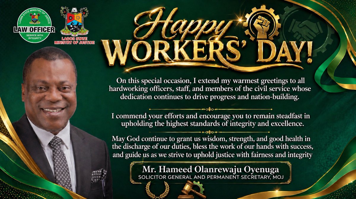 Lagos State Ministry of Justice tweet media
