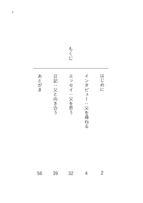 【文学フリマ東京42 出店】 
既刊として、亡くなった父を思うエッセイの『父を見つめる』を販売します！
その冒頭部分をチラ見せします〜 

開催情報（bunfree.net/event/tokyo42/）
🗓5/4(月)12:00-
📍東京ビッグサイト南1-4ホール
🏠ち-73　関口バワン
#文学フリマ東京 #文学フリマ東京42