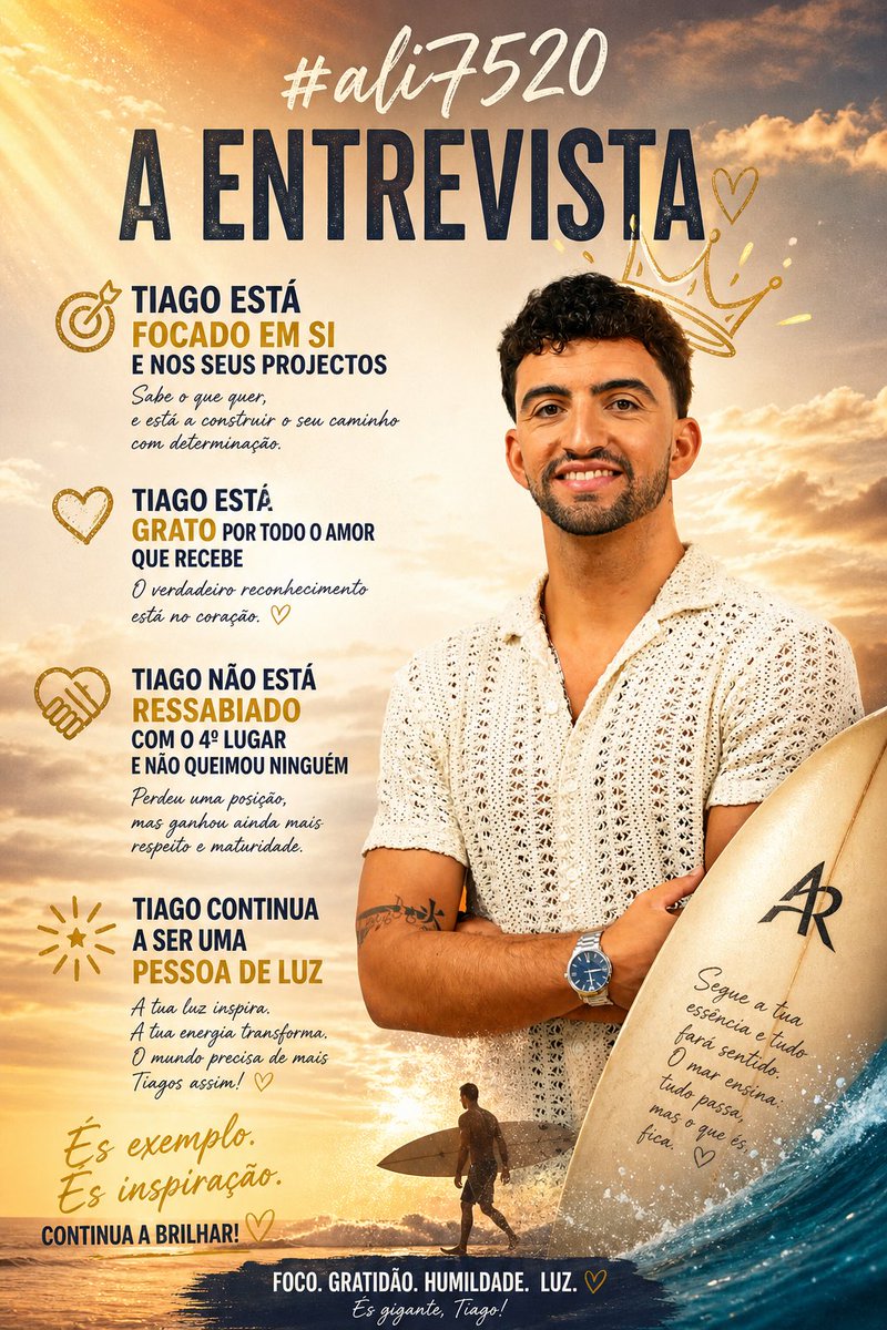 AnaPere75335145's tweet photo. Para ti Tiago #ali7520  🏄‍♂️🫶 #sstvi https://t.co/G5QMs7i1A3