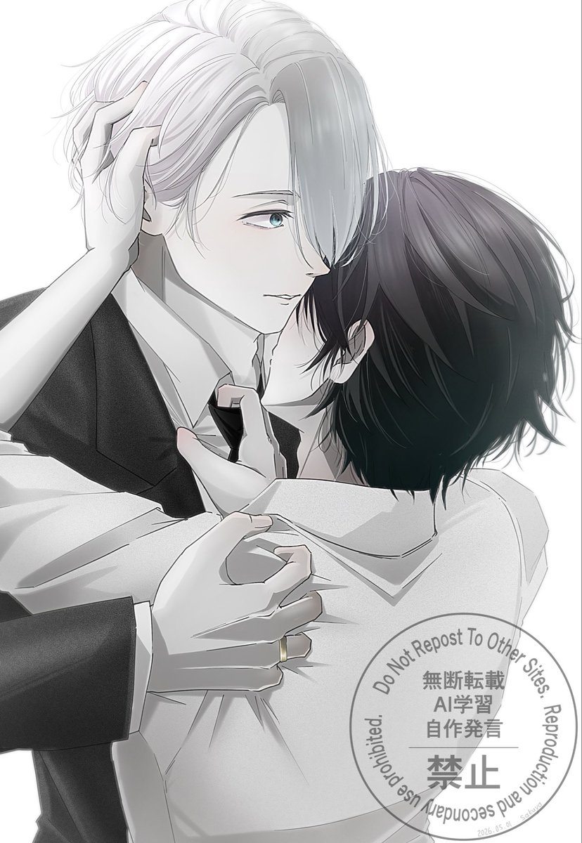 2024_0398's tweet photo. ヴィク勇

酔いどれ勇利とヴィクトル
アップでも描きたくなった… https://t.co/AY0N7bg46B
