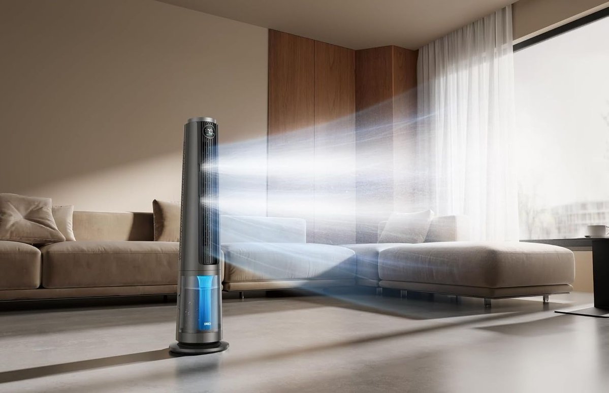 UX_Tech_FR's tweet image. Le DREO TurboCool™ Misting Fan 765S rafraîchit sans humidité grâce à la techno Ultra Mist 🌬️
👉 Amazon : amzn.to/3QGskKR 

Jusqu’à -6°C | 800 ml/h | micro-gouttelettes 17 μm | flux TurboWind 10 m/s | ultra silencieux 20 dB | réservoir 6L (24h)

#DREO #SmartHome #Cooling