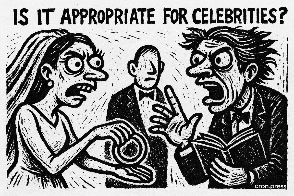 cronpress's tweet image. Today's Press: Is it appropriate for celebrities to officiate weddings?

cron.press/article/202605…

#celebrity #personal #weddings #hotoffthepress #breakingnews