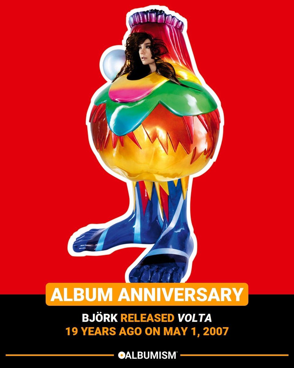 Bjork/ビョーク/Volta 2007/ポスター Björk released 'Volta' 19 years ago on May 1, 2007 | Listen to the