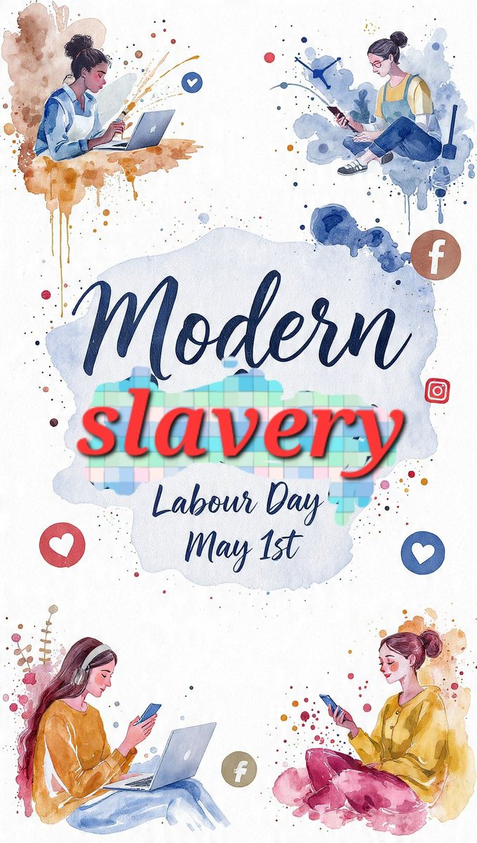 PartyCharsee's tweet photo. If you are not paying on social media 
Then you are the product.
Silhouettes of people hunched over, but their chains are made of notification icons,
like buttons,
heart reacts. 
People hunt over Or workers carrying giant smartphones on their backs like bricks.
PcP🇵🇰 
#labourday https://t.co/t6w7JWOGCB