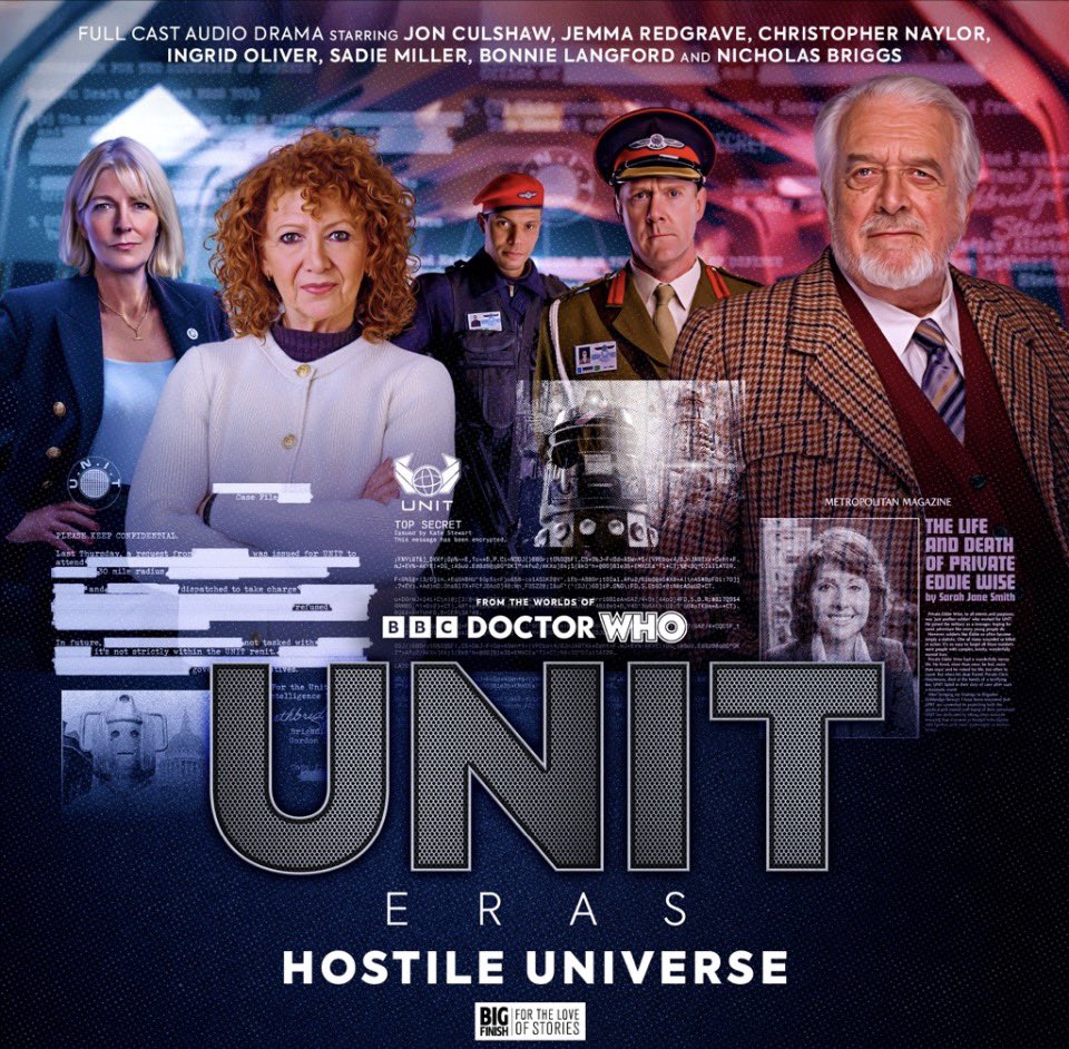 Tom_Jurassic's tweet image. UNIT Eras is a fantastic start to what I hope is a recurring series for Big Finish. 

Whilst I have a couple of canon quibbles, it shows how many interesting characters have been created for UNIT over the years. 

Excited for more!

#DoctorWho #BigFinish @bigfinishinsider