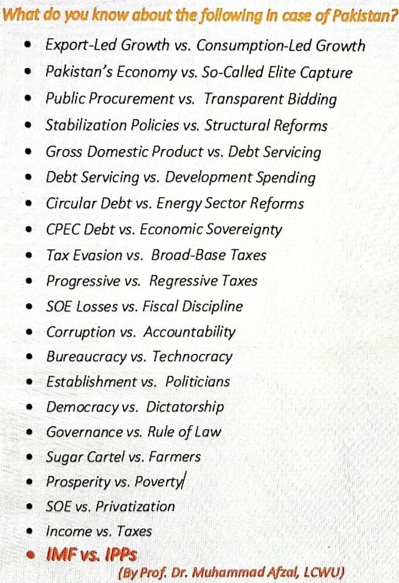 MuhammadAf46068's tweet image. Pakistan's Economic &amp;amp; Governance Dilemmas: False Choices or Hard Trade-Offs
#Pakistan #Governance #Economic #Dilemmas