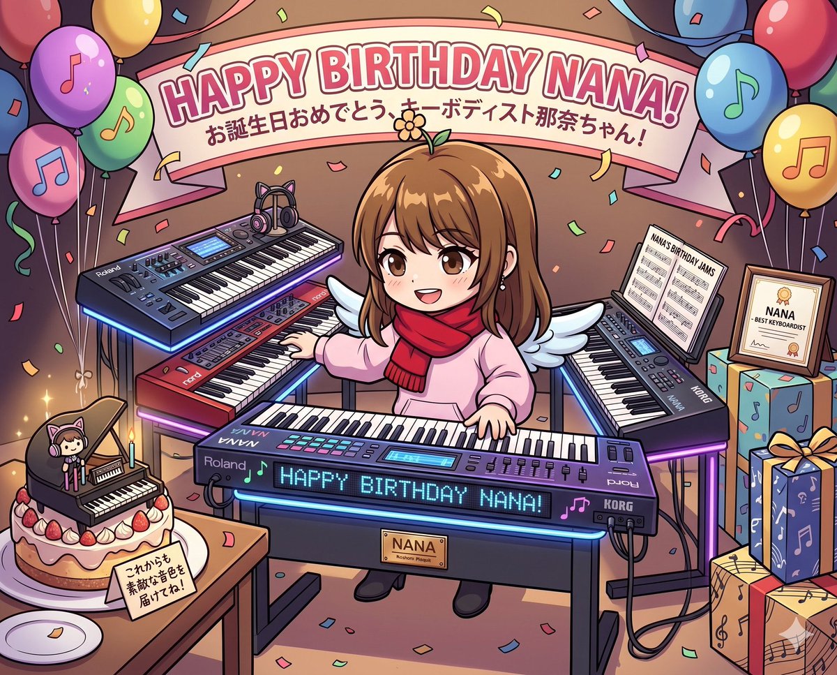 小夜那奈🌙LOILOのkeyboard🎹💖 tweet media