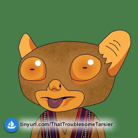 ThatTarsier's tweet image. Warning: This tarsier stares into your soul… and your wallet. 👀
Adopt him digitally before he causes more mischief!
#ThatTroublesomeTarsier via #opensea:
 opensea.io/assets/matic/0… 

#SaveTheTarsier #Conservation #NFT #Collectibles #wildlife #endangeredspecies 4870