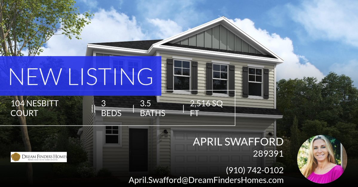 AprilSRealtor's tweet image. 📍 New Listing 📍 Take a look at this fantastic new property that just hit the market located at 104 Nesbitt Court in Jacksonville. Reach out here or at (910) 742-0102 for more information

#wilmingtonnc #jacksonvillenc #tops... homeforsale.at/104_NESBITT_CO…