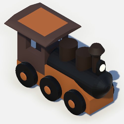 Paul09501427's tweet image. Small wooden toy train piece.🚂
#gamedev #deco