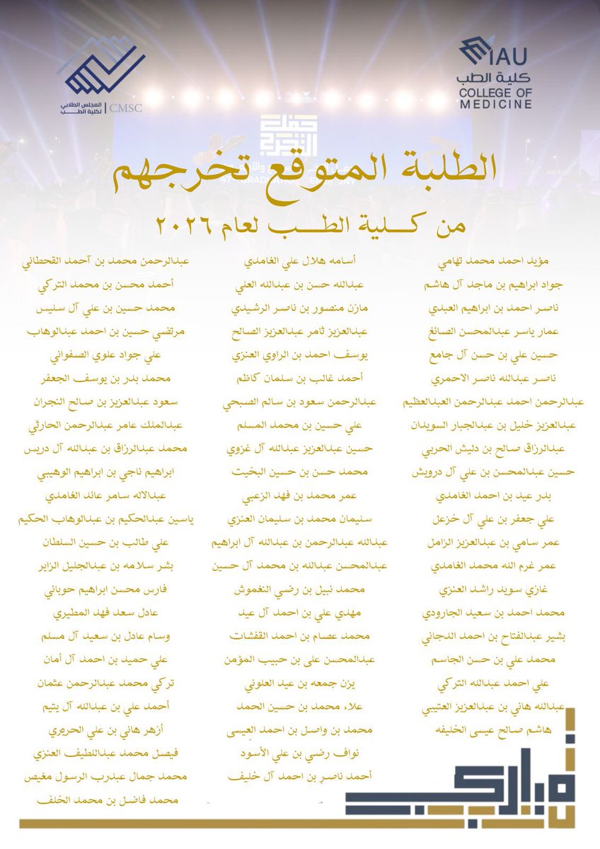 المجلس الطلابي لكلية الطب tweet media