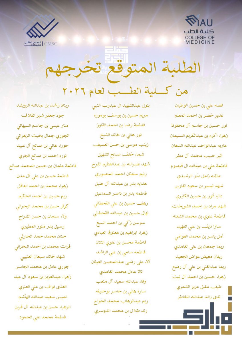 المجلس الطلابي لكلية الطب tweet media