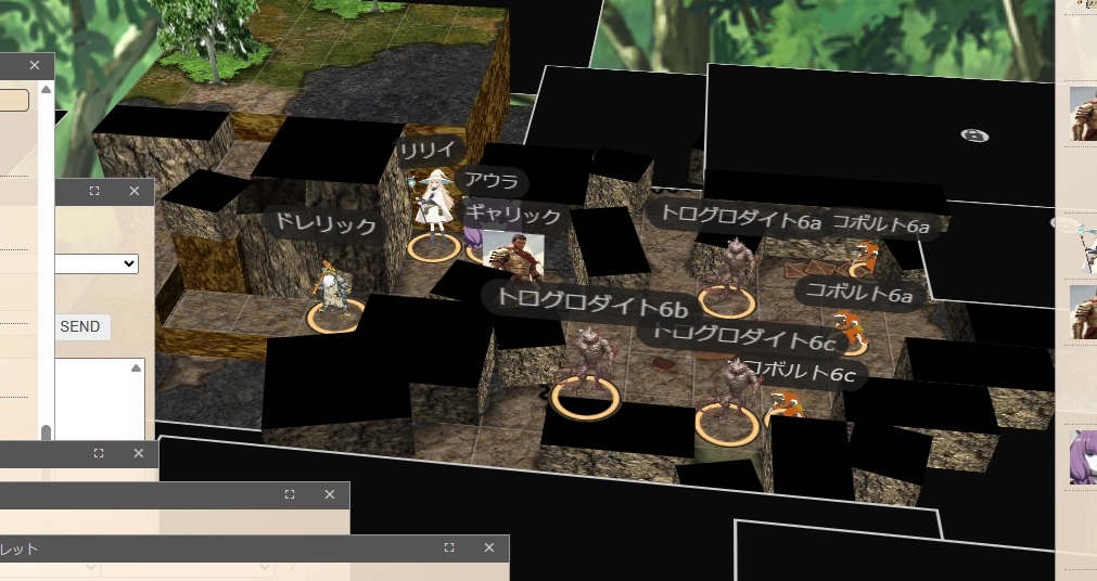 昨日はD&amp;D5版オンセ「悪夢の石」のDM。元は1Lv用だけど、2Lv-3時間用に調整して遊びました。
　村人を悩ます悪夢と徘徊する怪物に、冒険者たちはどう立ち向かう？
　…という感じで原因の洞窟を探りあて、無事に解決！
ご参加の皆さん、ありがとうございました。