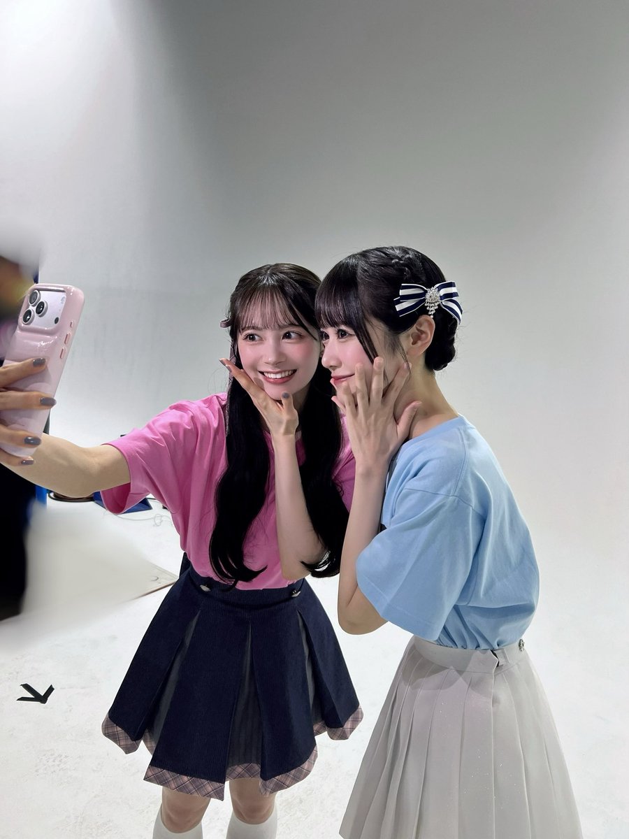 stu48_question's tweet photo. UP-TさんのCM撮影の日
ずっと会いたかった伊藤百花ちゃんにお会いできて、写真を撮ってもらったのです！
かわいいかわいい、宝物( ᴗ͈̆_ᴗ͈̆ )♡
2作連続センターおめでとうございます！ https://t.co/3J3Y3WP4iI