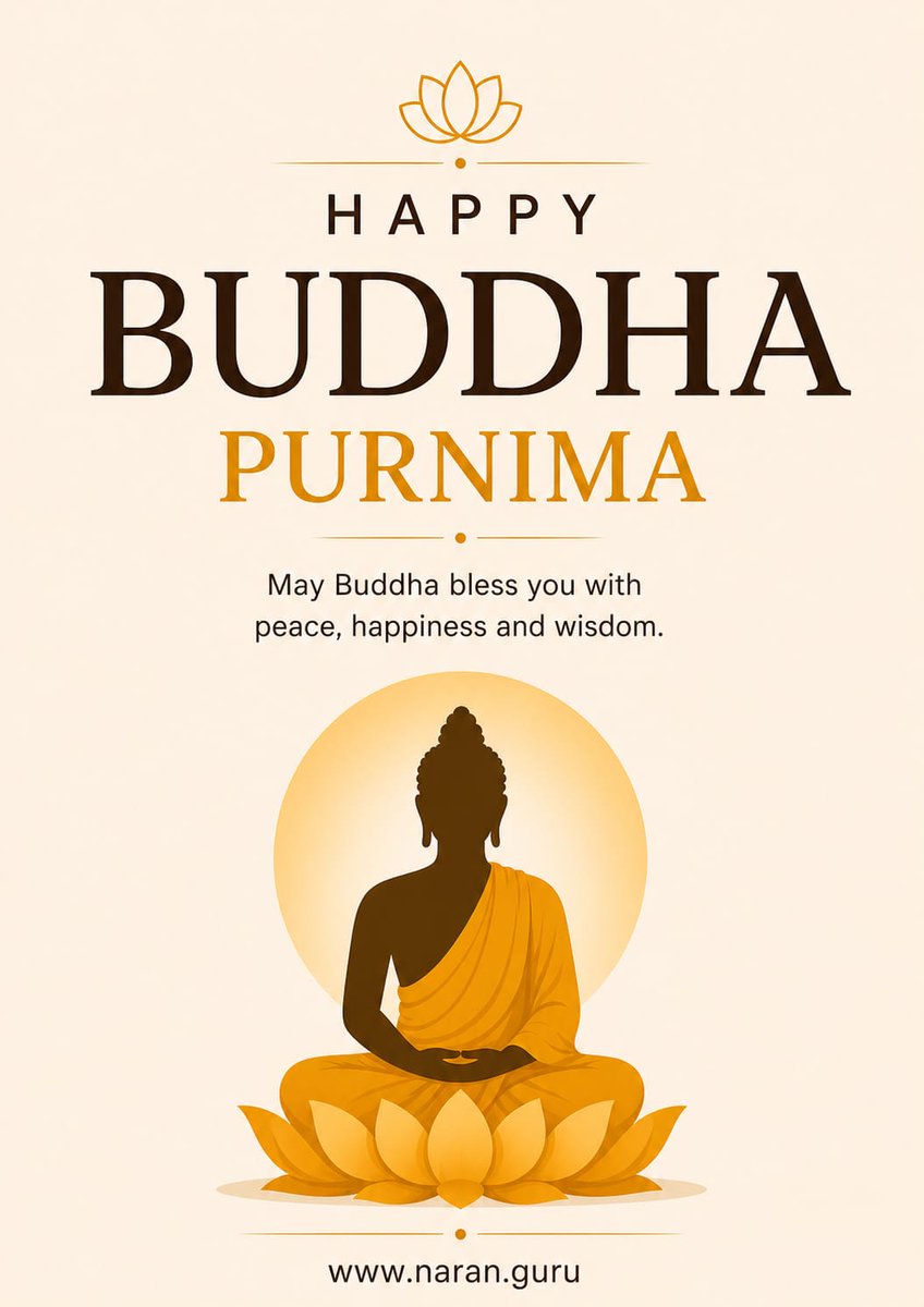 jothi_coach's tweet image. Happy Buddha Purnima 

May your life be filled with peace, kindness, and wisdom.

naran.guru

#NaranGuru  #LifeCoach #JothiRamesh #Psychic #BuddhaPurnima #Peace #Mindfulness #Spirituality #NaranGuru