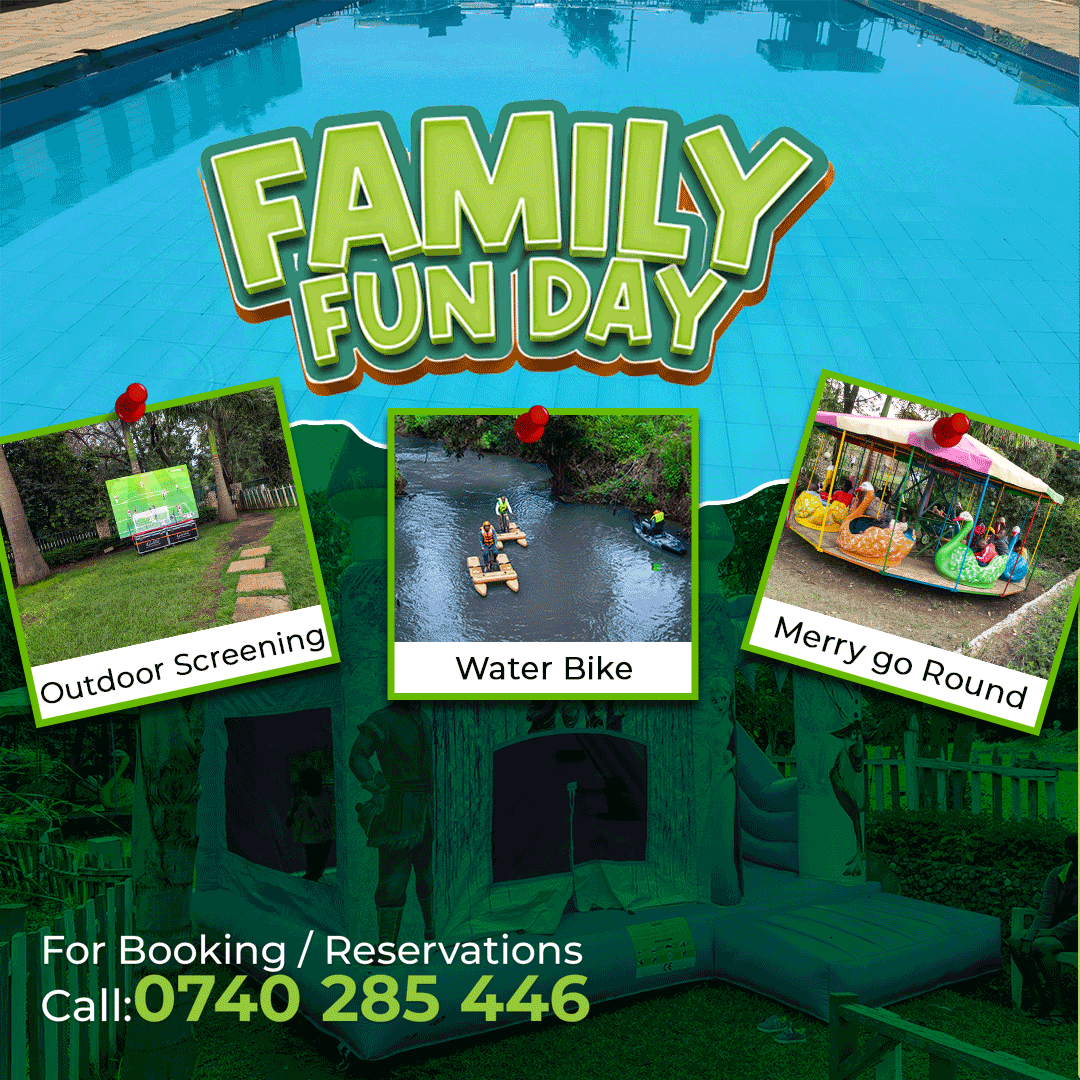 Olive_Resort's tweet photo. Get ready for a day filled with excitement, laughter, and unforgettable memories at our Family Fun Day! 👨‍👩‍👧‍👦🎉

At @Olive_Resort , we've curated the perfect blend of entertainment for the whole family:

• Outdoor Movie Screening Under the Stars 🎥
• Thrilling Water Bike Rides 🚴‍♂️
• Classic Merry-Go-Round Fun for the Little Ones 🎠

From adventure to relaxation, there's something for everyone to enjoy.

📞 0740 285 446
📍 https://t.co/DiuwgI3XCf

#OliveGreenResort #FamilyFunDay #OutdoorScreening #WaterBike #MerryGoRound #WeekendVibes #FamilyMoments #CreateMemories #FunForEveryone