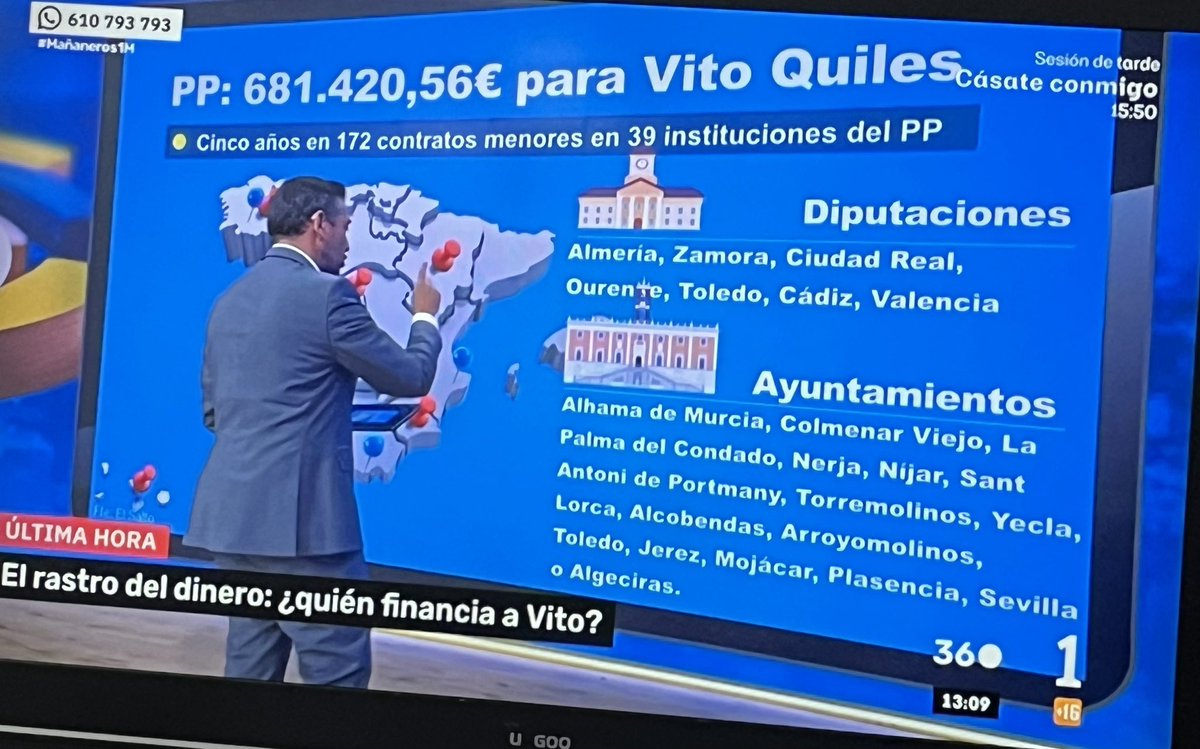 pPlaton52897a's tweet photo. Contratos menores para Quiles . Todo el dinero público que el PP da a Quiles @telemadrid @YAhoraSonsoles @PabloIglesias @sextaNoticias @Yolanda_Diaz_ @elpais_espana @nortecastilla @eldiarioes https://t.co/xGf2gV0gcb